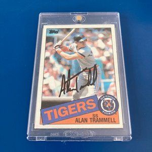 Topps, Alan Trammell Autographed Baseball Card, #690